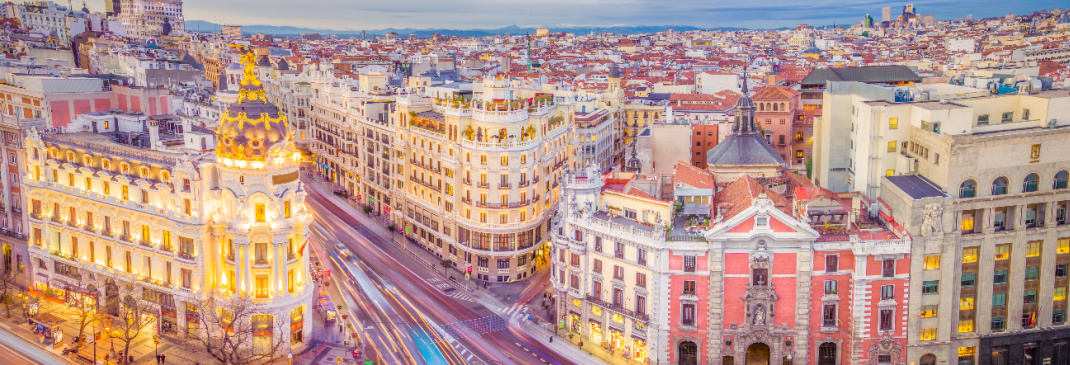 Rijden in en rond Madrid